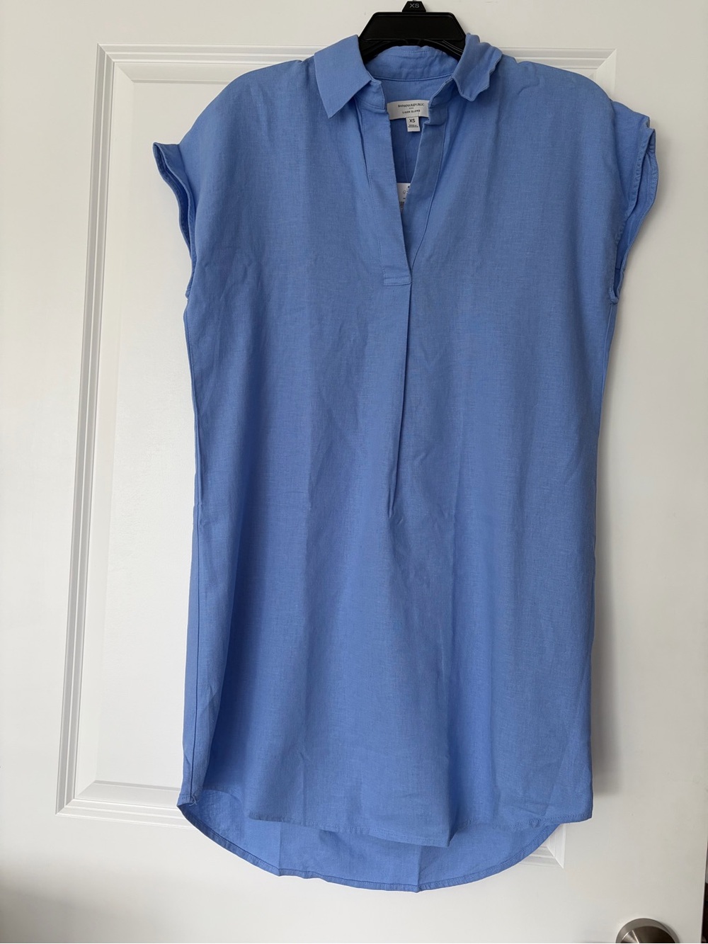 NWT Women’s XS Light Blue Collared Tunic Dress